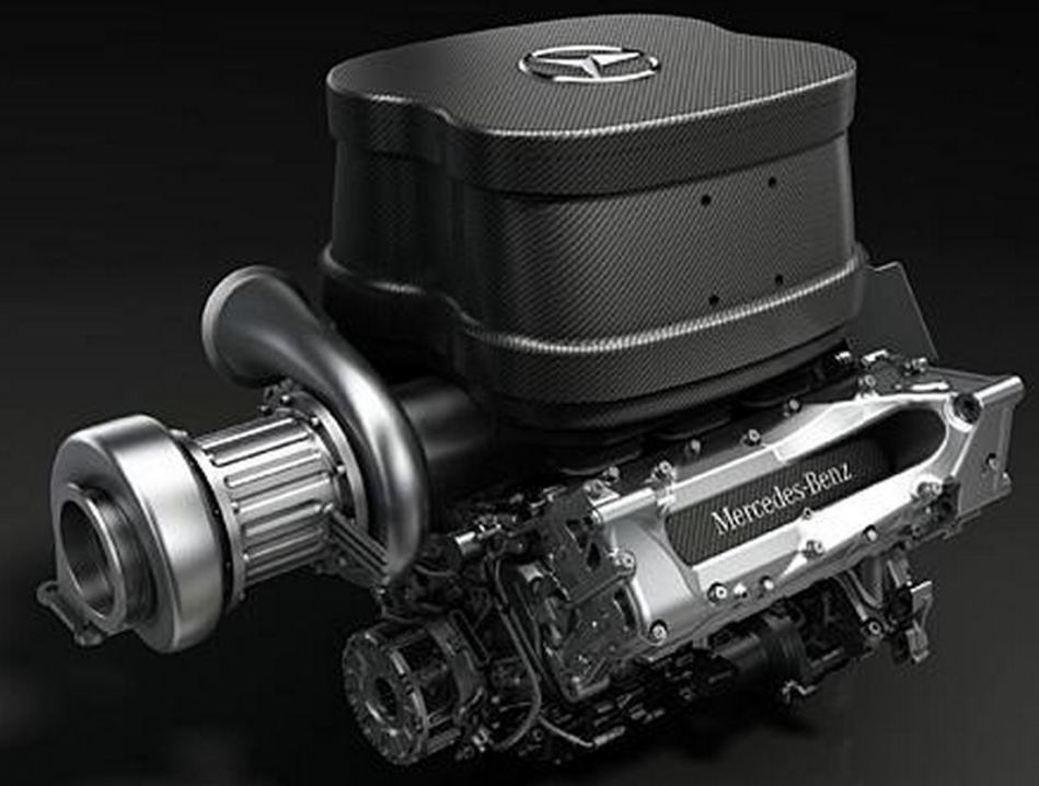 F1 2014 Motor Mercedes 3D